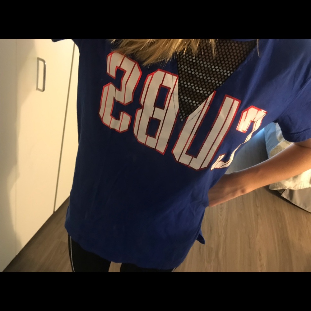 Pink Cubs shirt!